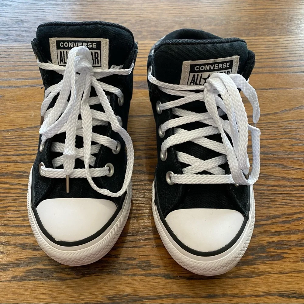 Converse Chuck Taylor All Star High Top Sneakers Black Gray Camo